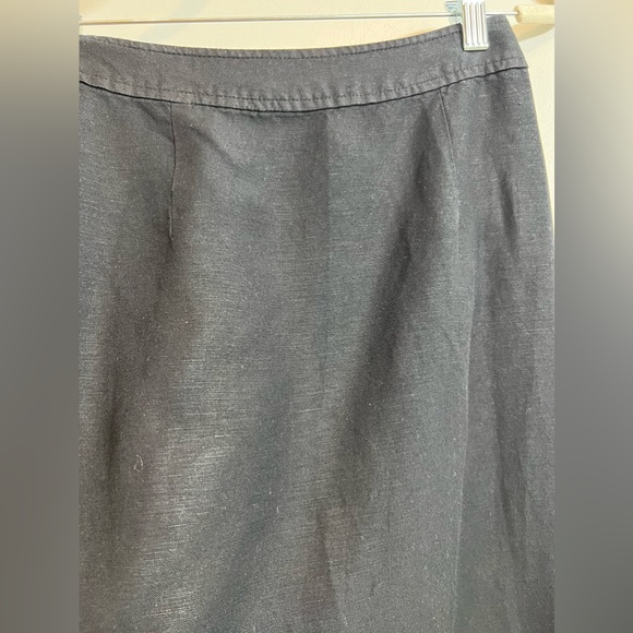 LOFT Petites Linen Wrap Skirt 0P - Picture 11 of 13